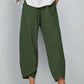 Vintage  asymmetrische elastische Taille Hosen