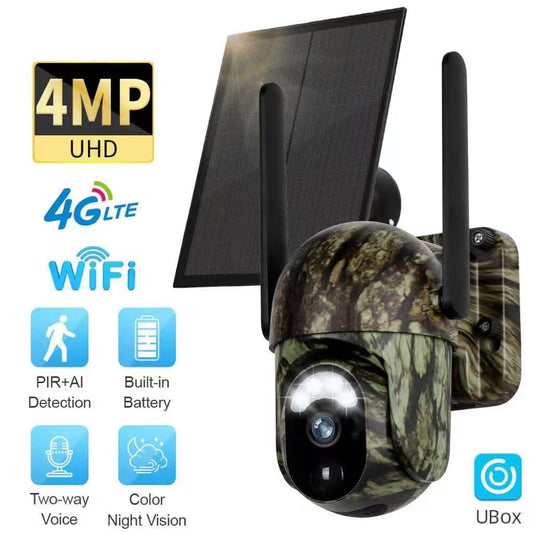 🔥HEISSER VERKAUF 50 % RABATT🎁Solar-Überwachungskamera – Kabellos, 2K HD, 360°-Sicht, Bewegungsmelder & Nachtsicht für den Außenbereich