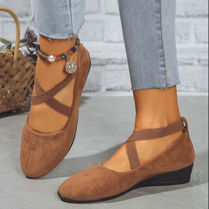 🔥Bequeme, leichte, rutschfeste und atmungsaktive Schuhe mit flacher Fußgewölbeunterstützung für Damen